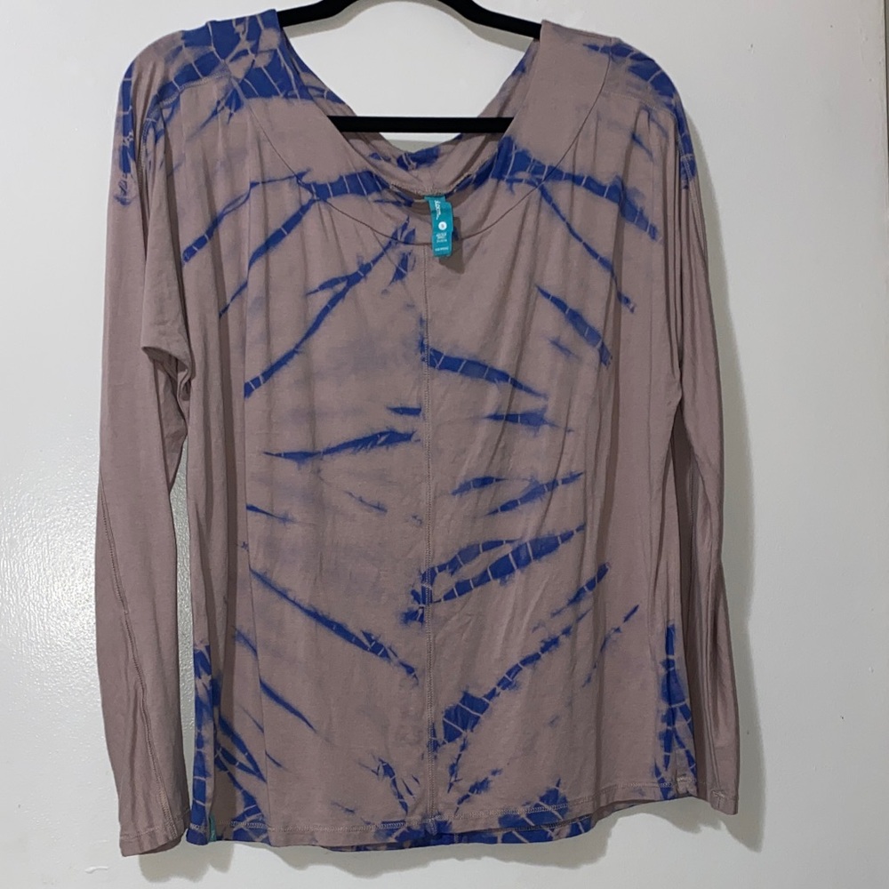 Bloom Women's Long Sleeve Tie Dye Top
